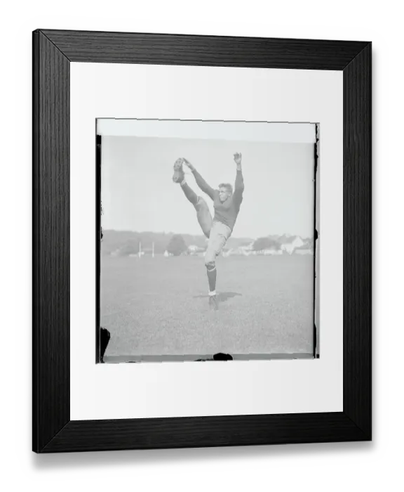 Framed Print : Bob Lassiter Exercising Framed Print : Bob Lassiter Exercising