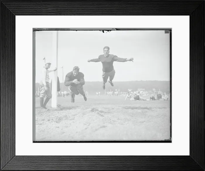 Framed Print : Yale University Football Players During Workout Framed Print : Yale University Football Players During Workout