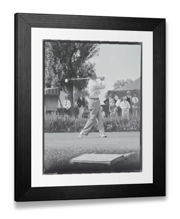 Framed Print : Jack Westland Swinging Golf Club Framed Print : Jack Westland Swinging Golf Club