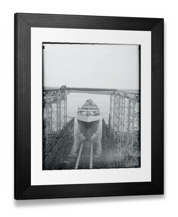 Framed Print : Launching of Seatrain New York Framed Print : Launching of Seatrain New York