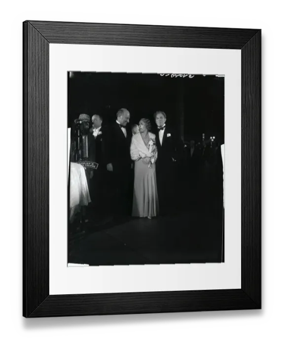 Framed Print : Cecil B. DeMille and Mary Pickford Attending Premiere Framed Print : Cecil B. DeMille and Mary Pickford Attending Premiere