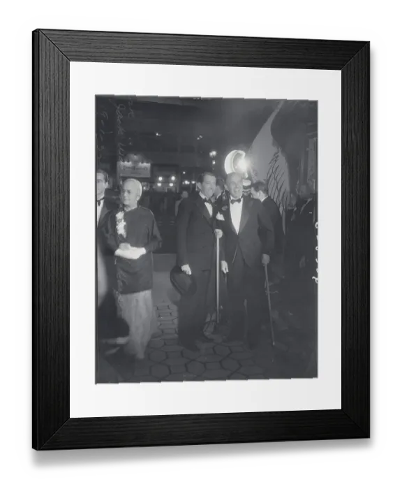 Framed Print : Jack Warner with Will Hays Framed Print : Jack Warner with Will Hays