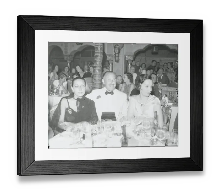 Framed Print : Bebe Daniels, Jack Warner, and Ann Boyar Warner Framed Print : Bebe Daniels, Jack Warner, and Ann Boyar Warner