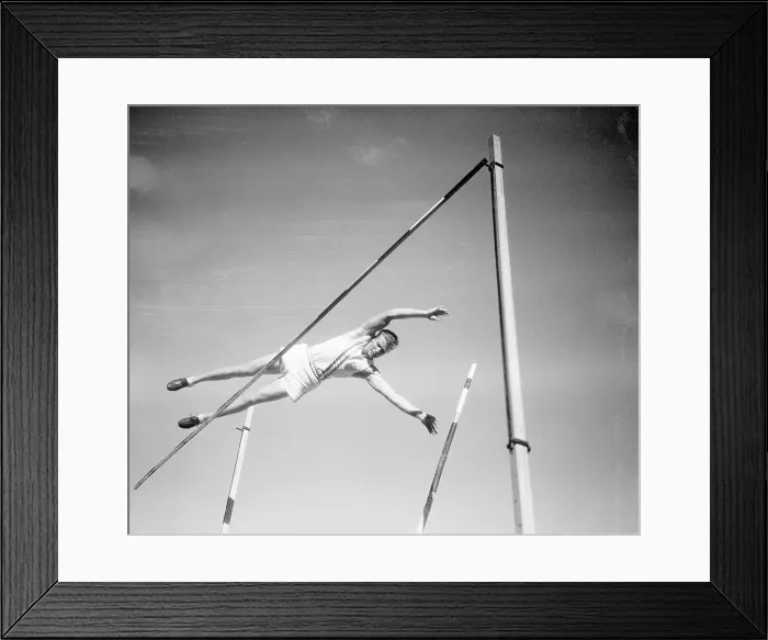 Framed Print : Bill Miller Pole Vaulting Framed Print : Bill Miller Pole Vaulting