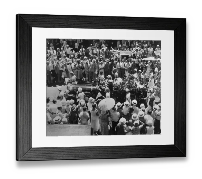Framed Print : Ticker Tape Parade for Babe Didrikson Framed Print : Ticker Tape Parade for Babe Didrikson