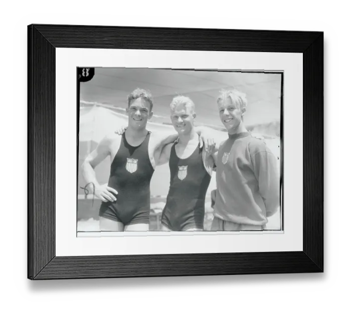 Framed Print : Olympic Diving Champs of 1932 Framed Print : Olympic Diving Champs of 1932