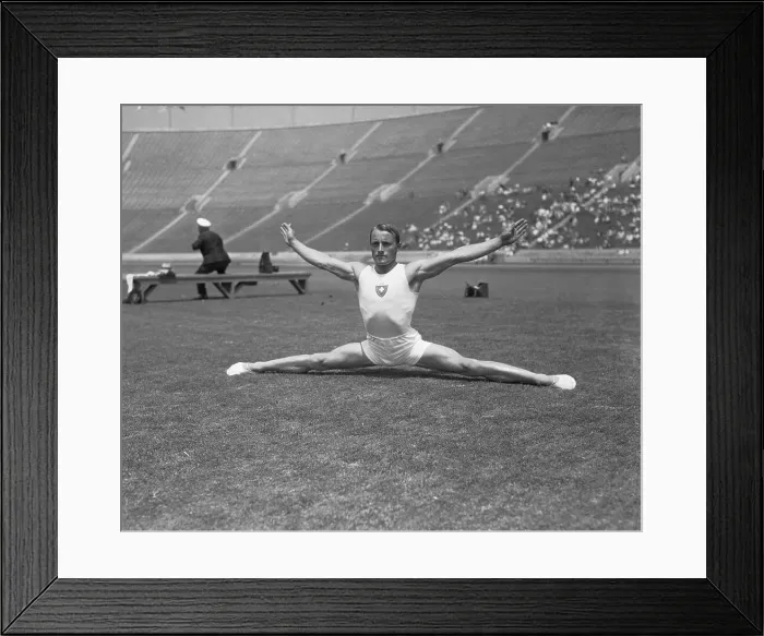 Framed Print : G. Miez During Floor Exercise Framed Print : G. Miez During Floor Exercise