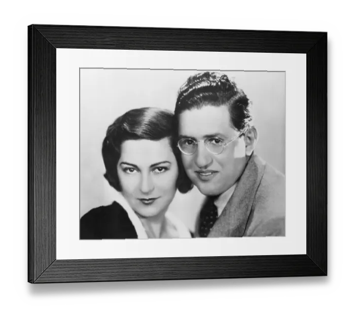 Framed Print : Mr. And Mrs. David Selznick Framed Print : Mr. And Mrs. David Selznick