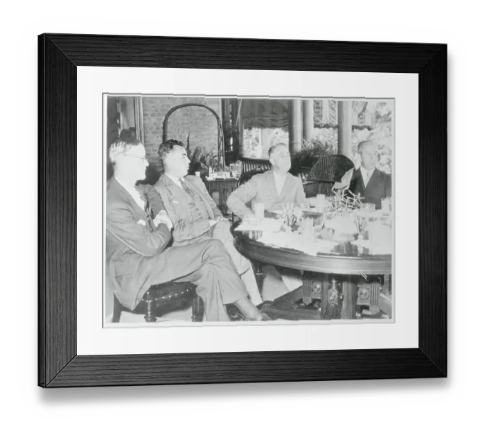 Framed Print : Franklin D. Roosevelt and Peers Having Luncheon Together Framed Print : Franklin D. Roosevelt and Peers Having Luncheon Together