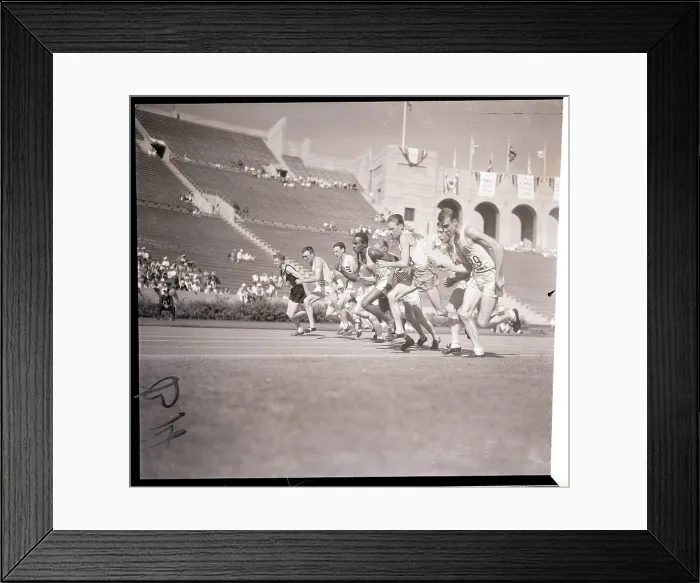 Framed Print : Men's Olympic 1500 Meter Race Framed Print : Men's Olympic 1500 Meter Race