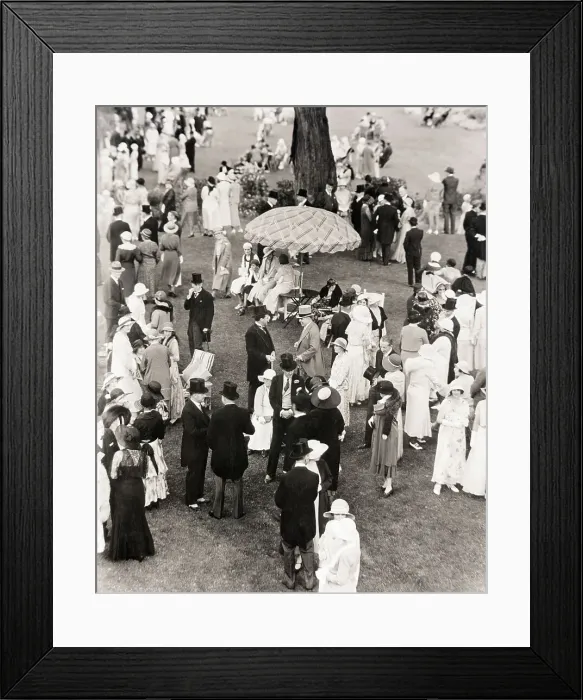 Framed Print : Lord and Lady Bessborough's Garden Party Framed Print : Lord and Lady Bessborough's Garden Party
