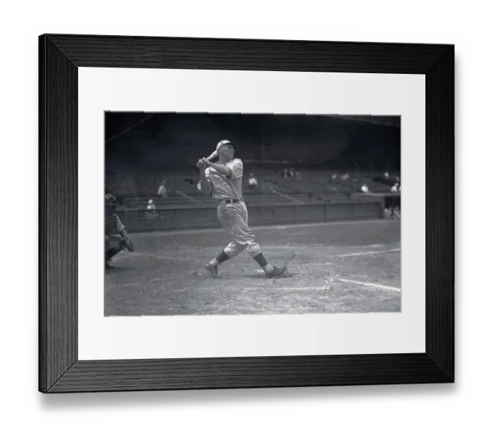 Framed Print : Chuck Klein Swinging His Bat Framed Print : Chuck Klein Swinging His Bat