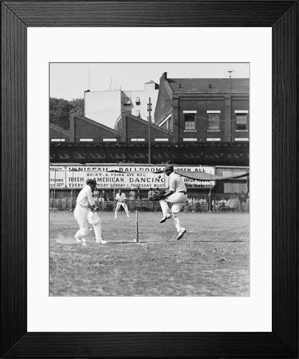 Framed Print : Don Bradman in Cricket Action Framed Print : Don Bradman in Cricket Action