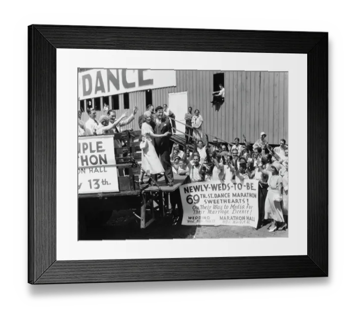 Framed Print : Betty Clarke and Ted Bailor Framed Print : Betty Clarke and Ted Bailor