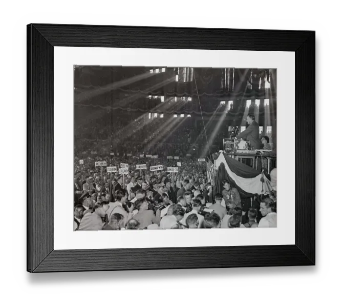 Framed Print : Roosevelt Addressing Convention Framed Print : Roosevelt Addressing Convention