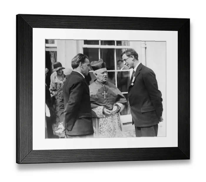 Framed Print : Cardinal Hayes Talking to Eamon de Valera Framed Print : Cardinal Hayes Talking to Eamon de Valera