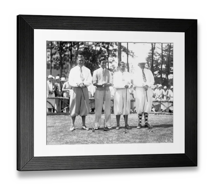 Framed Print : Bobby Jones and His Competitors Framed Print : Bobby Jones and His Competitors