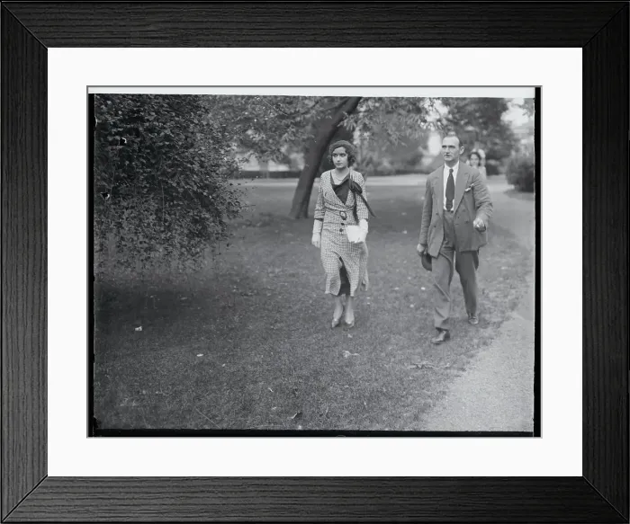 Framed Print : Hauptmann Witnesses on Courthouse Grounds Framed Print : Hauptmann Witnesses on Courthouse Grounds