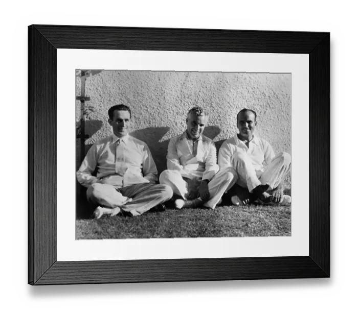 Framed Print : H.Lloyd, C.Chaplin, D.Fairbanks Sr Seated Framed Print : H.Lloyd, C.Chaplin, D.Fairbanks Sr Seated