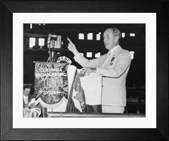 Framed Print : Democratic Convention Chairman John J. Raskob Gesturing at the Podium Framed Print : Democratic Convention Chairman John J. Raskob Gesturing at the Podium
