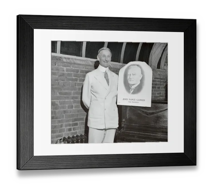 Framed Print : William G. McAdoo Showing Poster Framed Print : William G. McAdoo Showing Poster