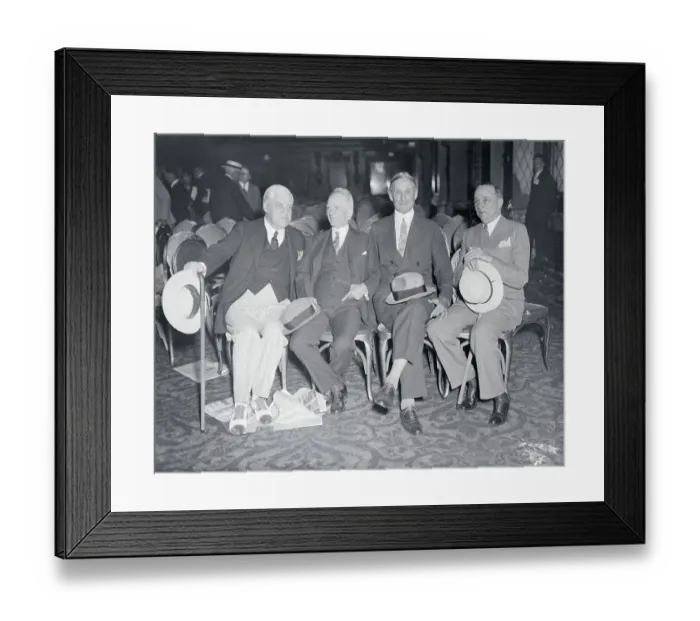 Framed Print : Politicians Sitting Together Framed Print : Politicians Sitting Together