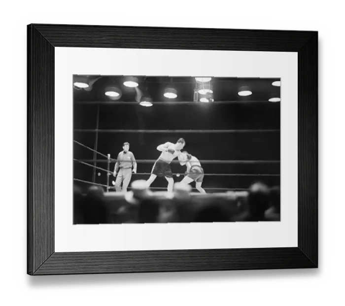 Framed Print : Jack Sharkey-Max Schmeling Fight; Action Framed Print : Jack Sharkey-Max Schmeling Fight; Action