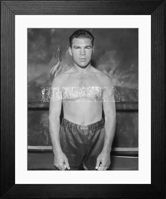 Framed Print : Portrait of Max Schmeling Framed Print : Portrait of Max Schmeling