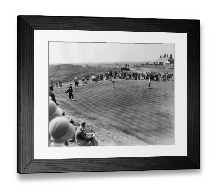 Framed Print : Gene Sarazen Putting on the Green Framed Print : Gene Sarazen Putting on the Green