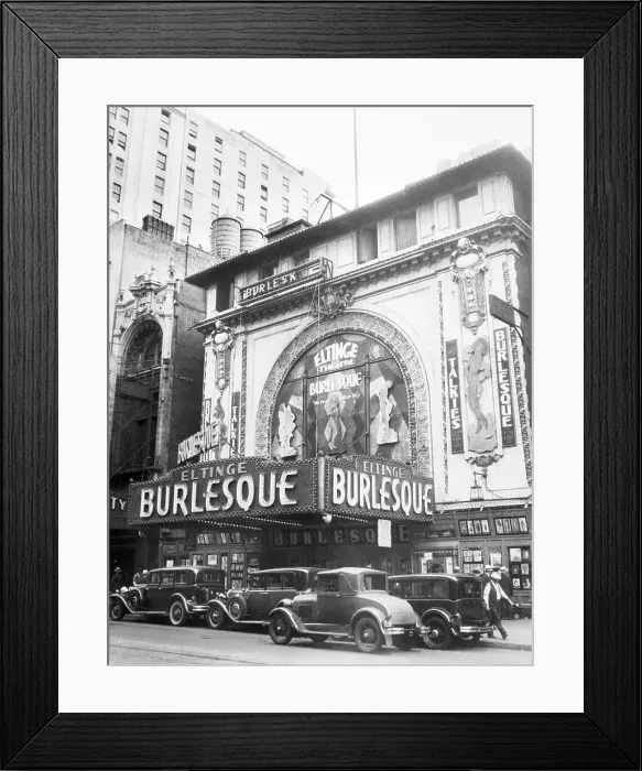 Framed Print : Marquee and Facade of Eltinge Theater Framed Print : Marquee and Facade of Eltinge Theater