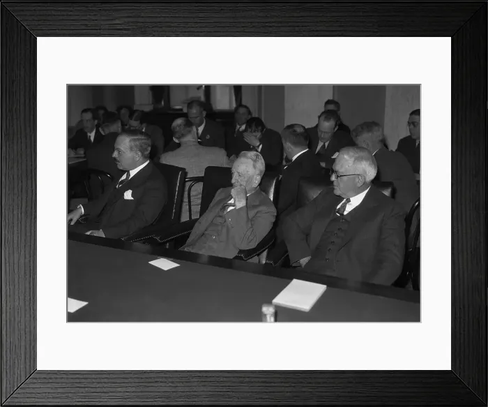 Framed Print : Sachs Before the Senate Banking and Currency Committee Framed Print : Sachs Before the Senate Banking and Currency Committee