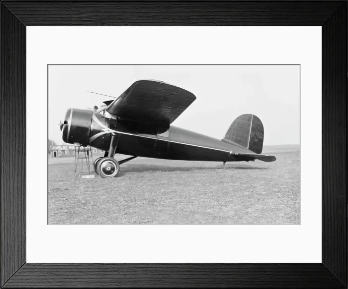 Framed Print : Amelia Earhart's Lockheed-Vega Monoplane Framed Print : Amelia Earhart's Lockheed-Vega Monoplane
