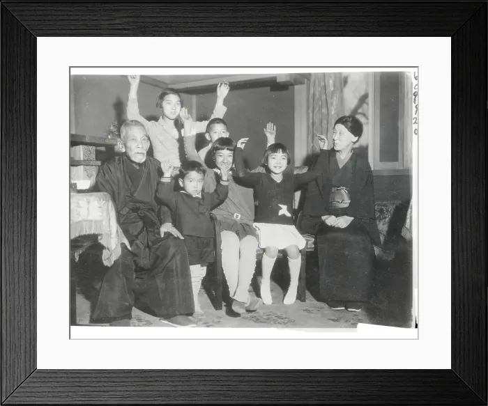 Framed Print : Premier Tsuyoshi Inukai and Family Framed Print : Premier Tsuyoshi Inukai and Family