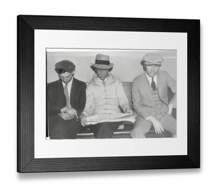 Framed Print : Bomb Suspects in 1932 Framed Print : Bomb Suspects in 1932
