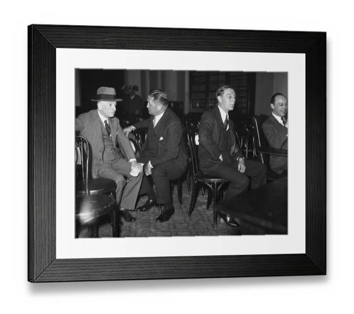 Framed Print : Carter Glass, Bernard E. Smith, and Thomas C. Bragg Chatting Framed Print : Carter Glass, Bernard E. Smith, and Thomas C. Bragg Chatting