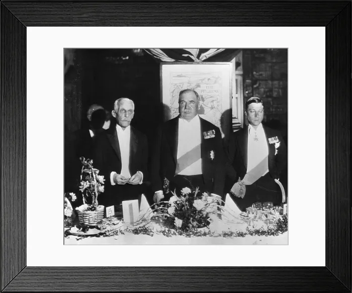 Framed Print : H.R.H. the Prince of Wales and Lord Derby Framed Print : H.R.H. the Prince of Wales and Lord Derby