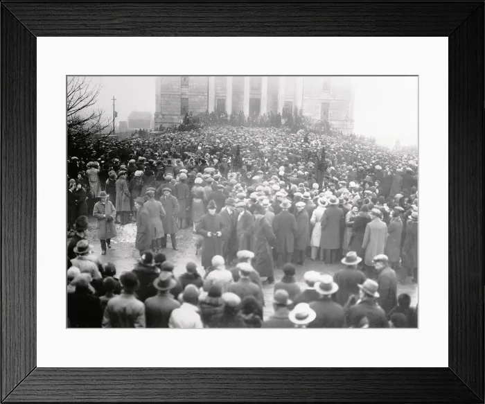Framed Print : Mob that Stormed Colonial Building Framed Print : Mob that Stormed Colonial Building