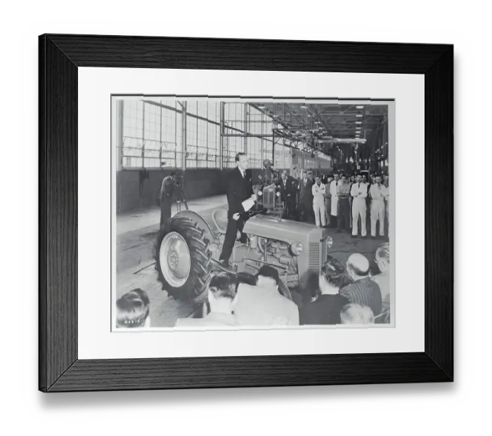 Framed Print : Ferguson Showing His Tractor Invention Framed Print : Ferguson Showing His Tractor Invention