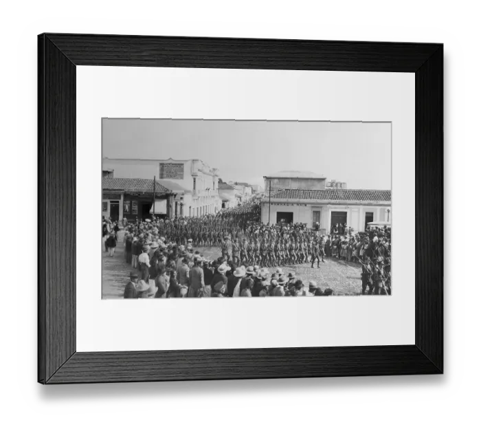 Framed Print : Military Parade in Guatemala City Framed Print : Military Parade in Guatemala City