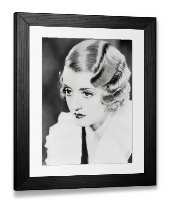 Framed Print : Portrait of Bette Davis Framed Print : Portrait of Bette Davis