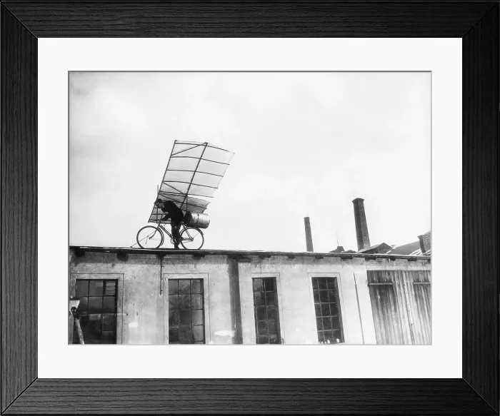 Framed Print : Flying Rocket Bicycle Framed Print : Flying Rocket Bicycle