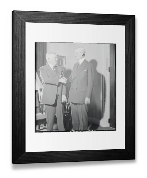 Framed Print : William Gibbs McAdoo and George W. Lynn Framed Print : William Gibbs McAdoo and George W. Lynn