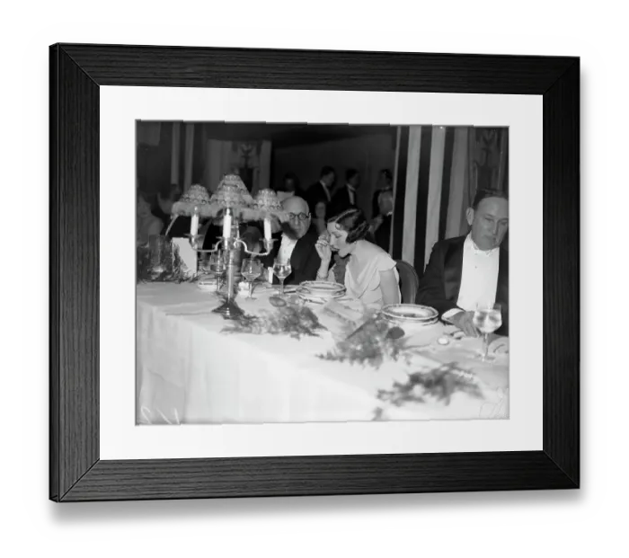 Framed Print : Claudette Colbert Eating Soup Framed Print : Claudette Colbert Eating Soup