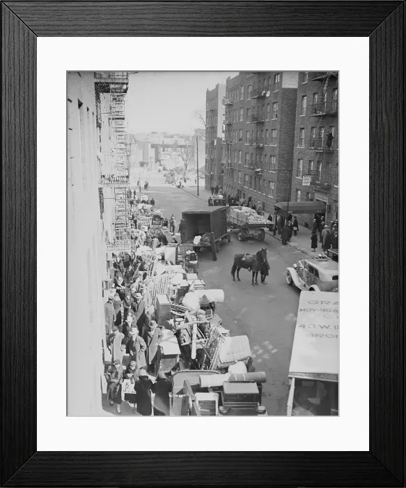 Framed Print : People Striking because of Rent Hikes Framed Print : People Striking because of Rent Hikes