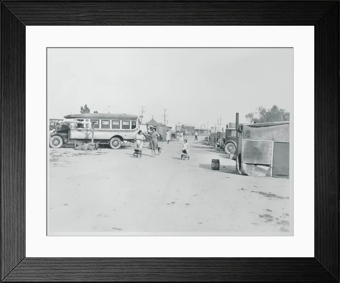 Framed Print : View of Hoover Town Framed Print : View of Hoover Town