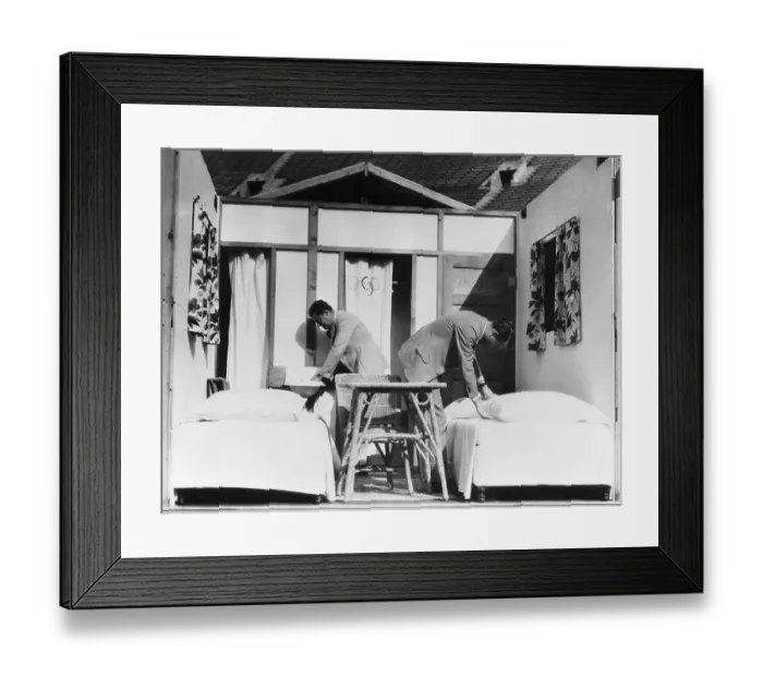 Framed Print : 1932 Olympic Village Cottages for Athletes Framed Print : 1932 Olympic Village Cottages for Athletes