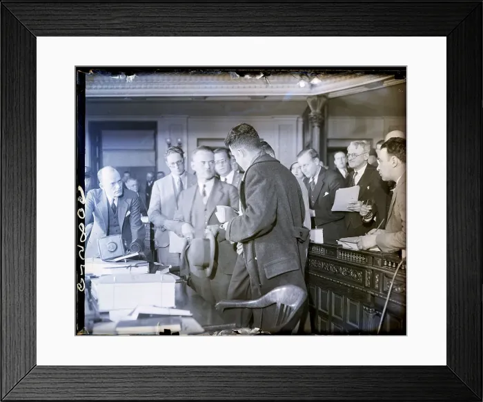 Framed Print : Norman Schwarzkopf At Nj State House Framed Print : Norman Schwarzkopf At Nj State House