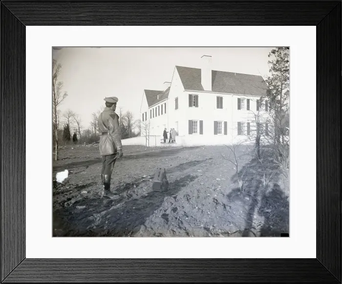 Framed Print : Estate of Charles Lindbergh Kidnapping Framed Print : Estate of Charles Lindbergh Kidnapping