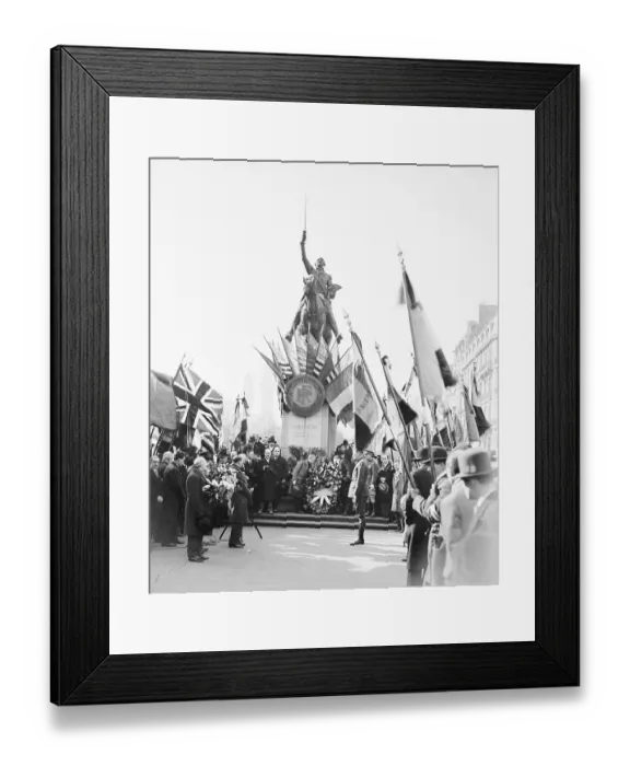 Framed Print : View of Honor Ceremonies with Henry Ford Framed Print : View of Honor Ceremonies with Henry Ford