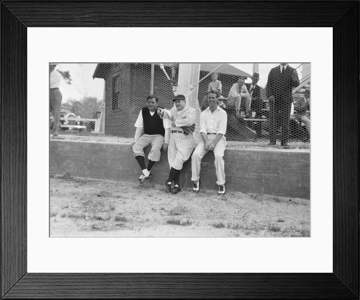 Framed Print : Babe Ruth, Joseph McCarthy and Lyn Lary Framed Print : Babe Ruth, Joseph McCarthy and Lyn Lary